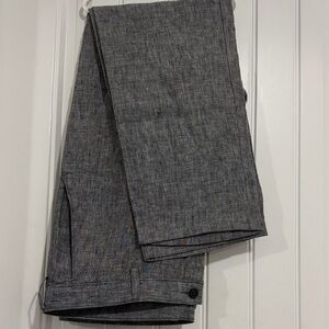 VAN HEUSEN Gray Linen Blend Pants